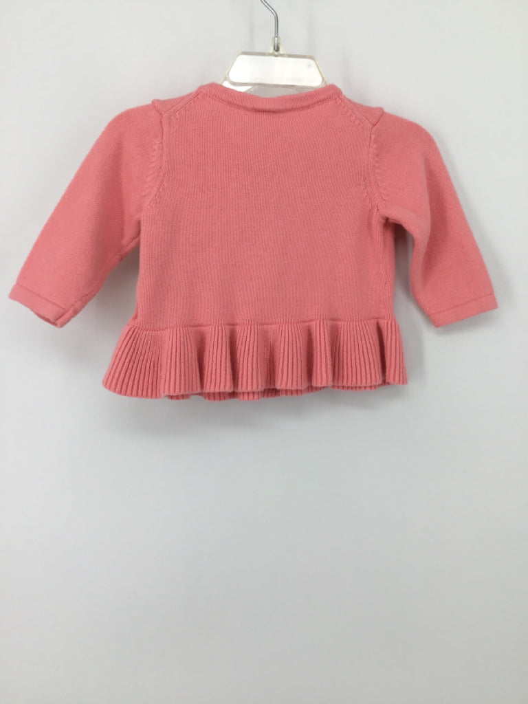Janie and Jack Child Size 3-6 Months Pink Sweater - girls
