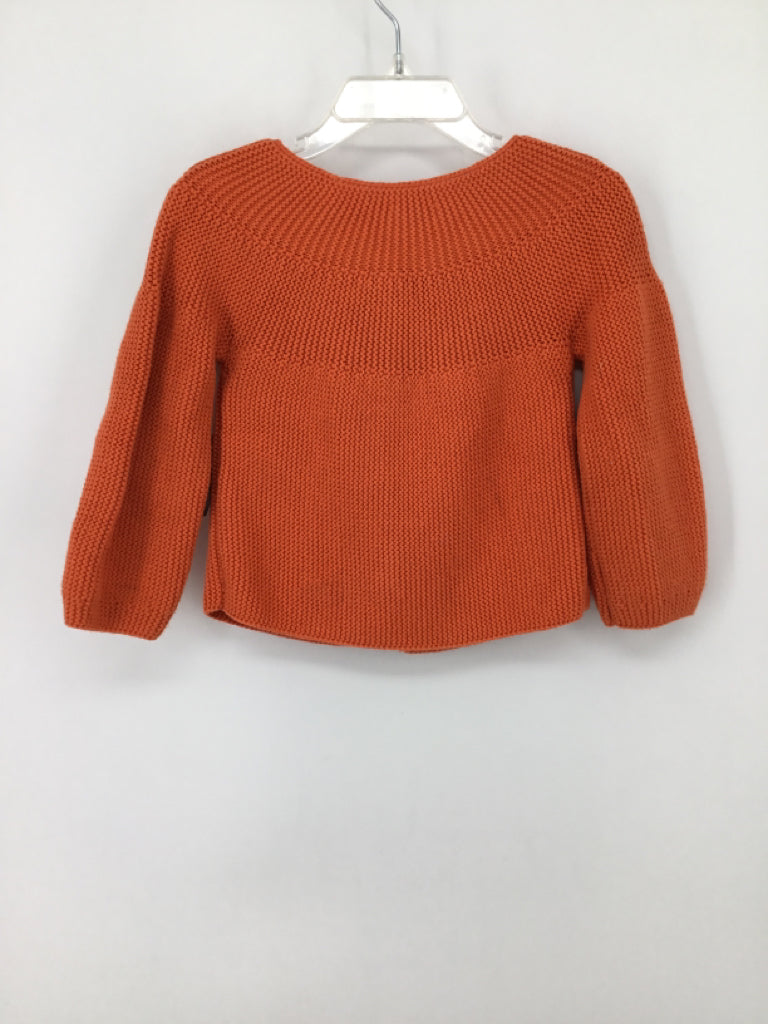 Minora Child Size 18 Months Orange Sweater - girls