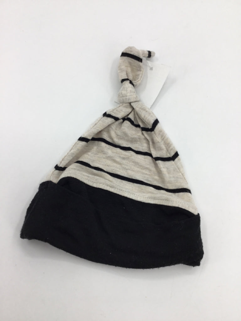 brandless Child Size Newborn Brown Stripe Hats - boys
