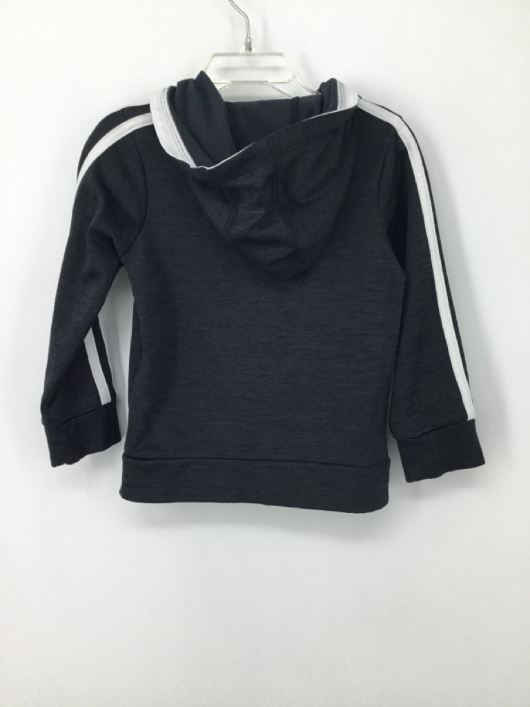 Adidas Child Size 3 Gray Solid Hoodie - boys