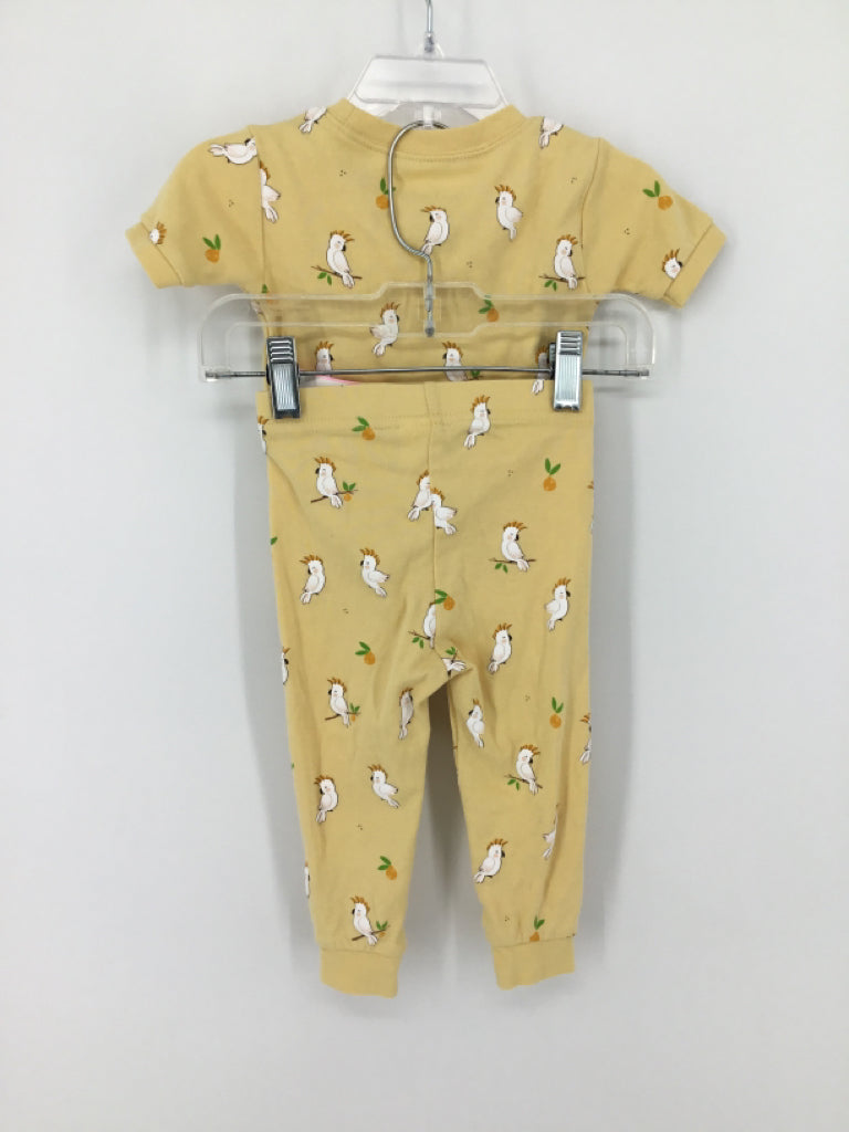petit lem Child Size 12 Months Yellow Pajamas - girls