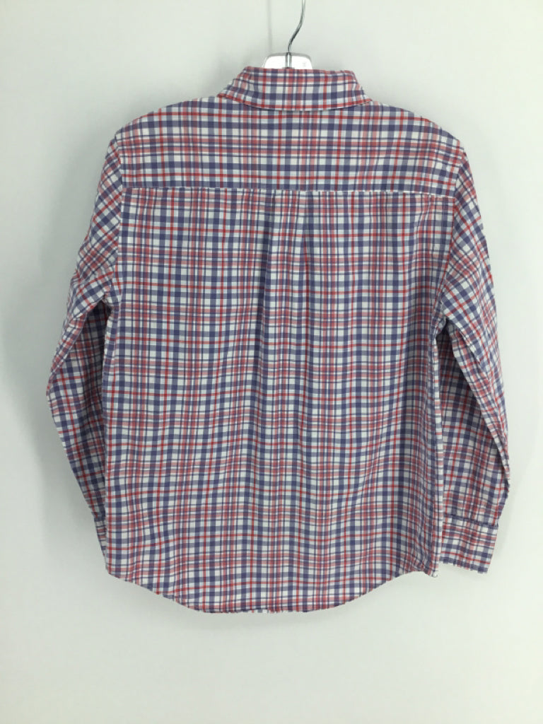 Crewcuts Child Size 10 Purple Plaid Shirt - boys