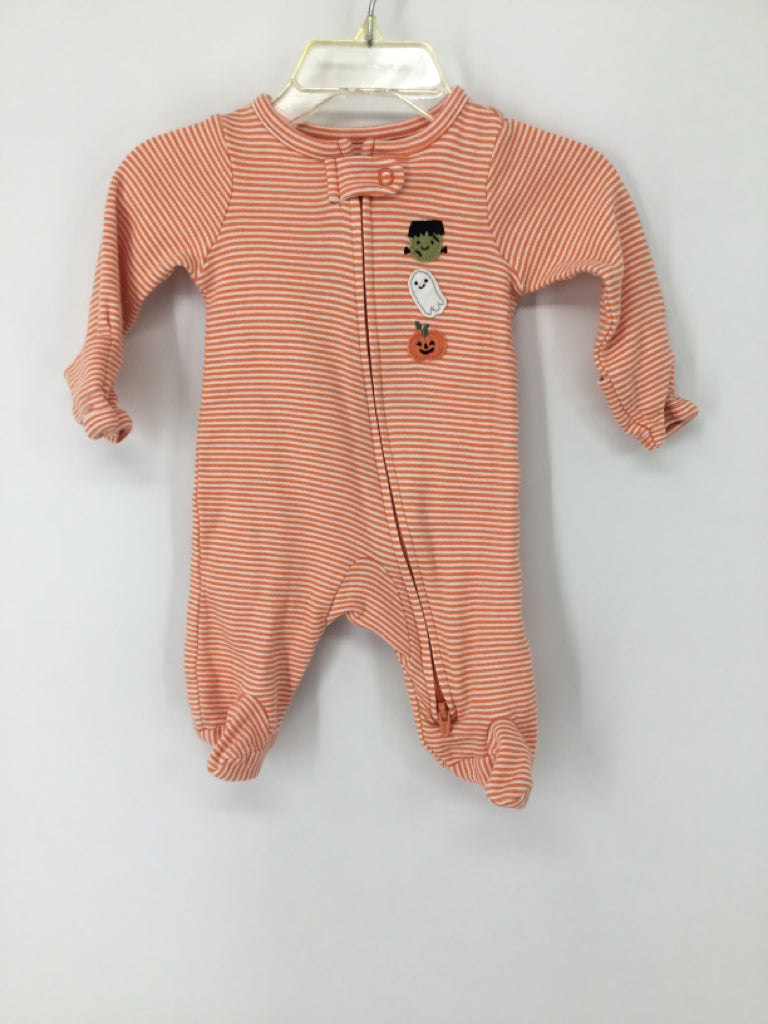 Just One You Made by Carters Child Size Newborn Orange Halloween Sleeper