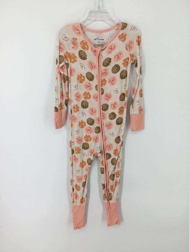 Little One Shop Child Size 3 Pink Christmas Pajamas
