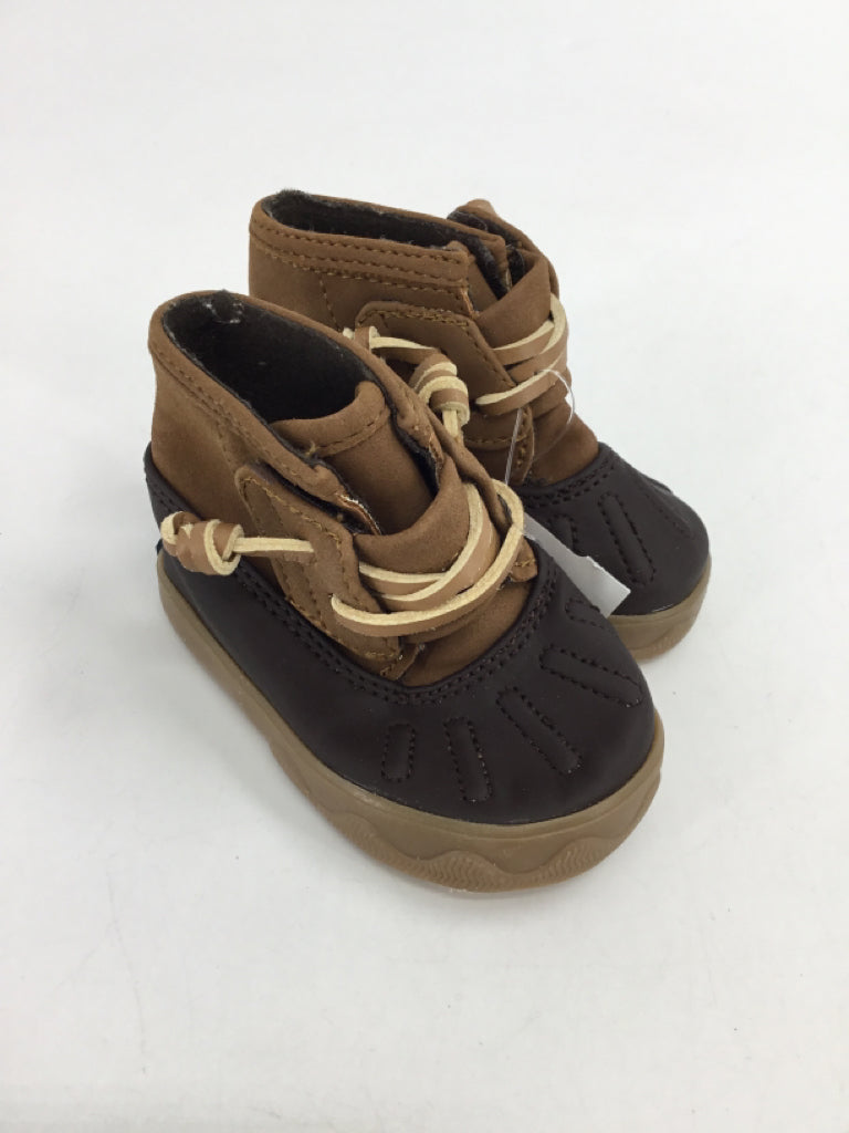 Sperry Child Size 1 Toddler Brown Boots