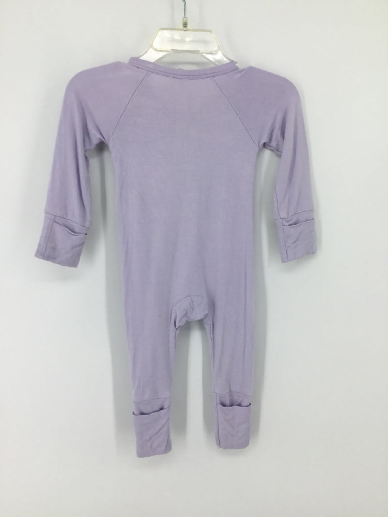 brandless Child Size 0-3 Months Purple Pajamas - girls