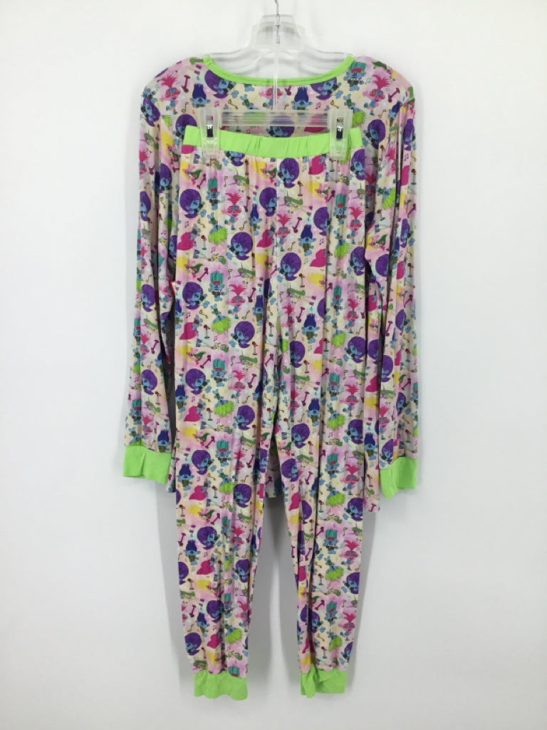 Down By the Bay Child Size 10 Multi-Color Pajamas - girls