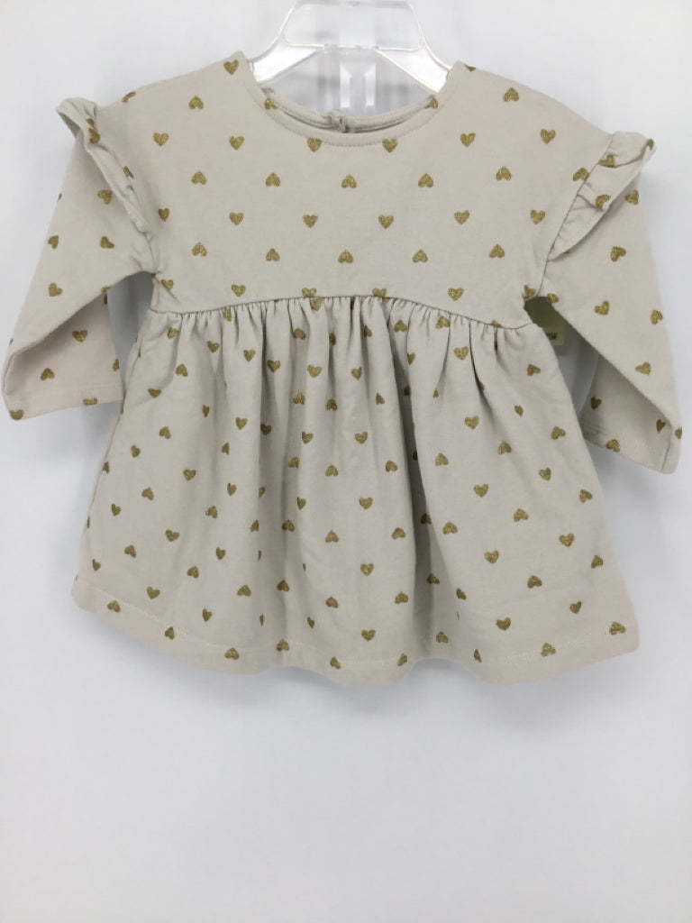 Carter's Child Size 9 Months Tan Dress - girls