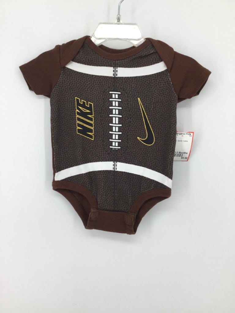 Nike Child Size 0-3 Months Brown Onesie