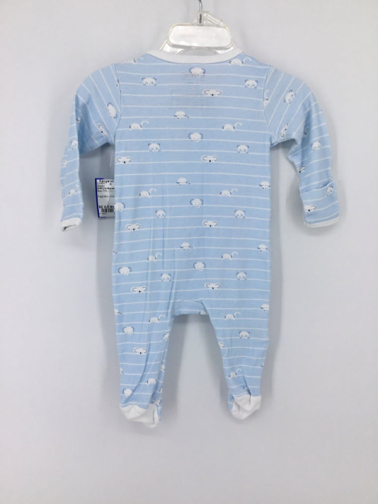 E=MC2 by Magnetic Me Child Size 0-3 Months Blue Sleepers