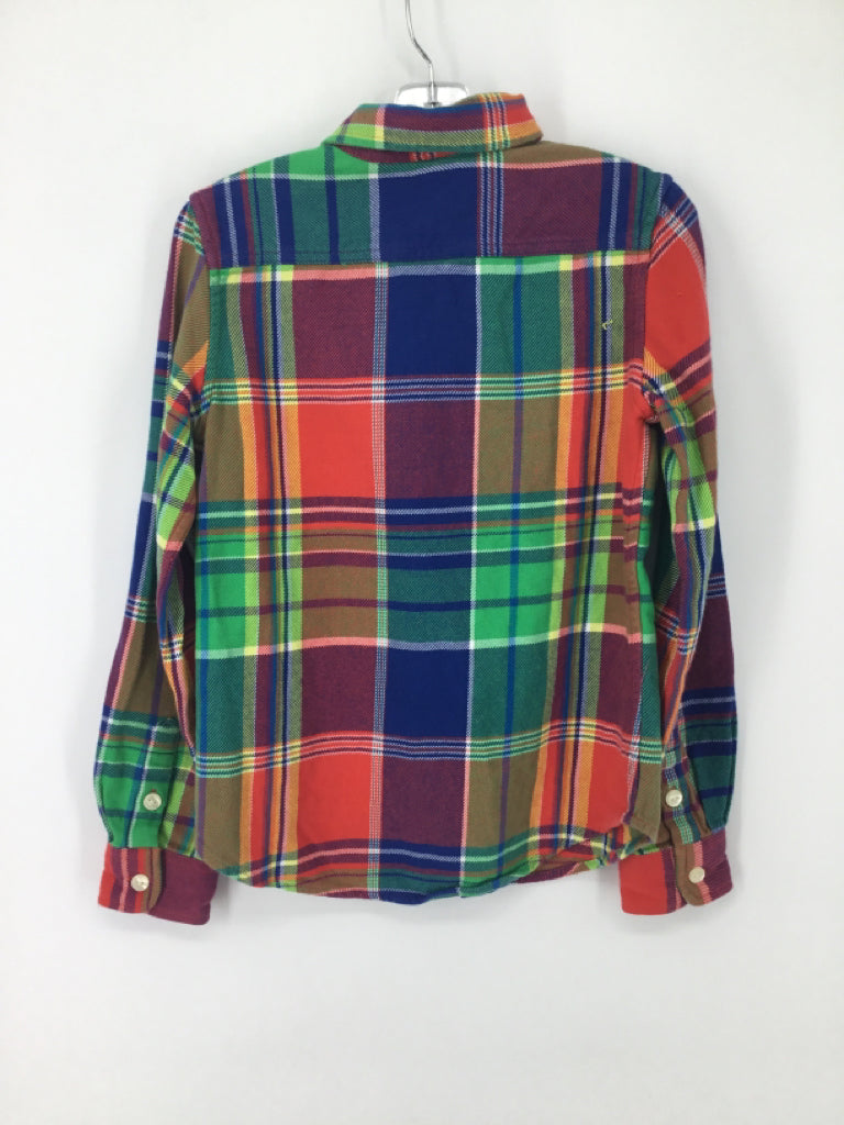 Ralph Lauren Child Size 12 Multi-Color Plaid Shirt - boys