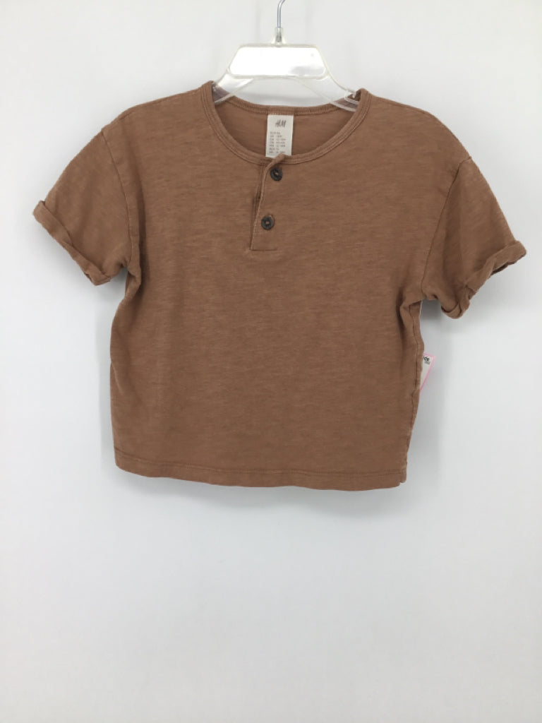H & M Child Size 18 Months Tan Solid Shirt - boys
