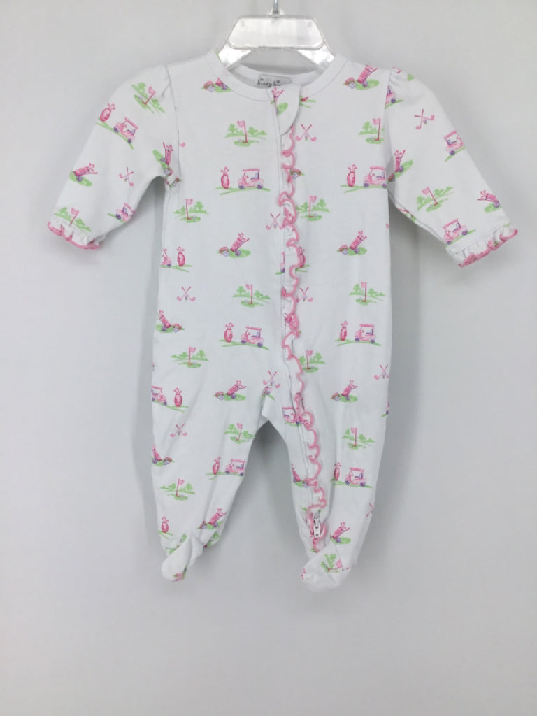 Kissy Kissy Child Size 3-6 Months Pink Sleepers