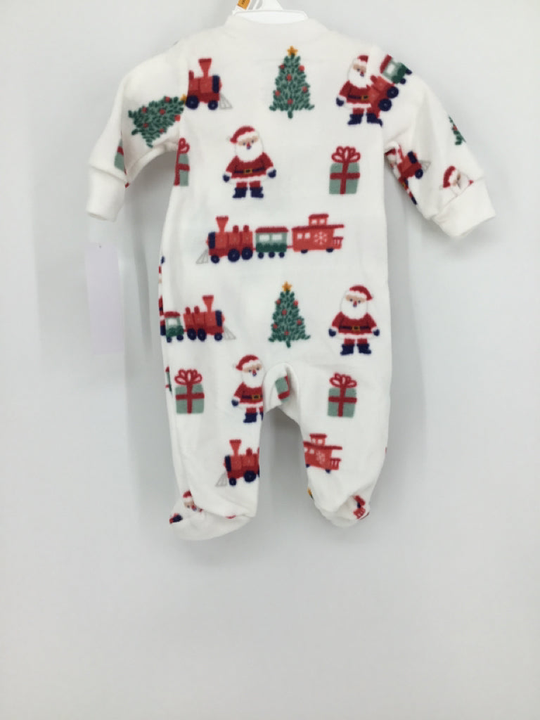 Just One Year made by Carter's Child Size Newborn White Christmas Sleeper