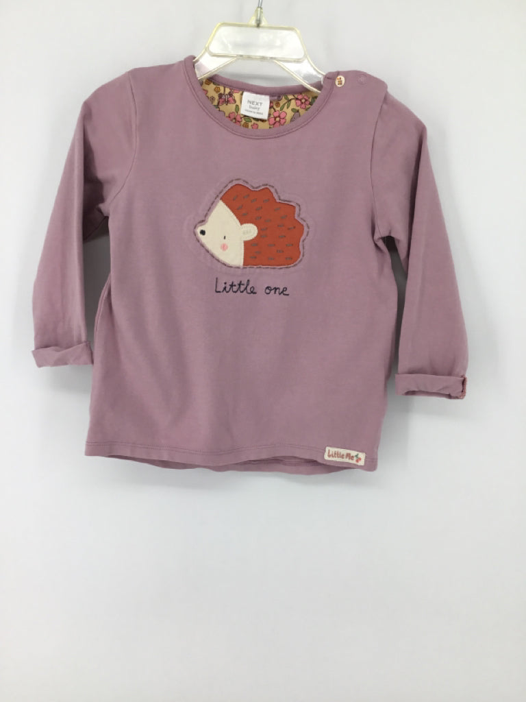 Next Baby Child Size 12-18 Months Purple Shirt - girls