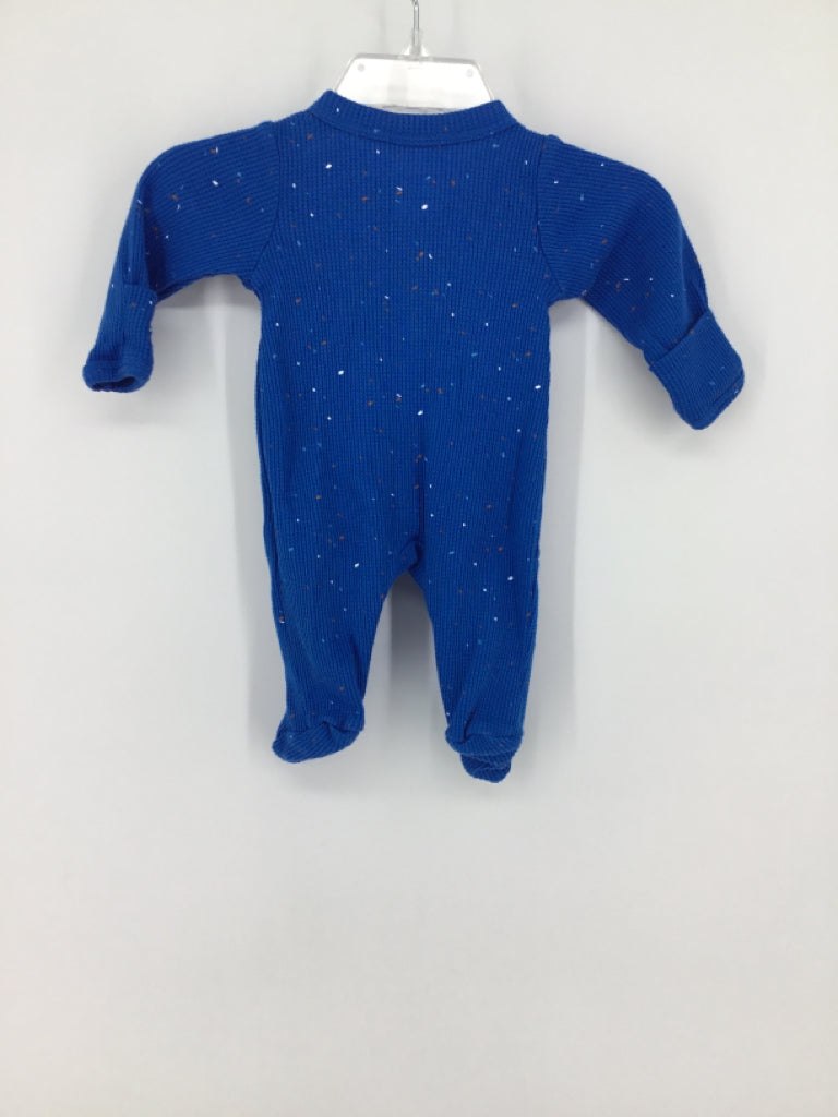 Carter's Child Size Preemie Blue Sleepers