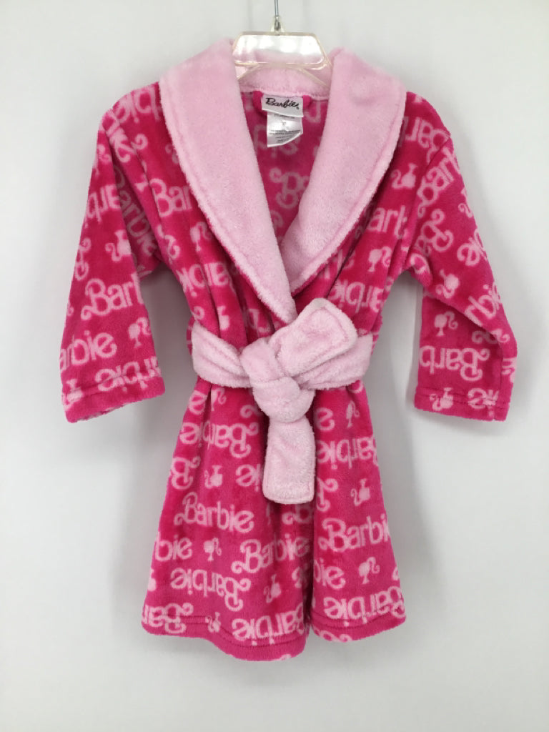 Barbie Child Size 2 Pink Robe