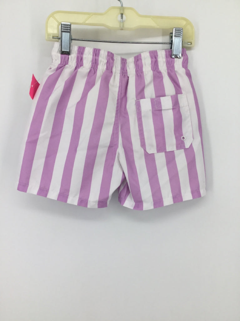 Cat & Jack Child Size 2 Purple Stripe Swimwear - boys