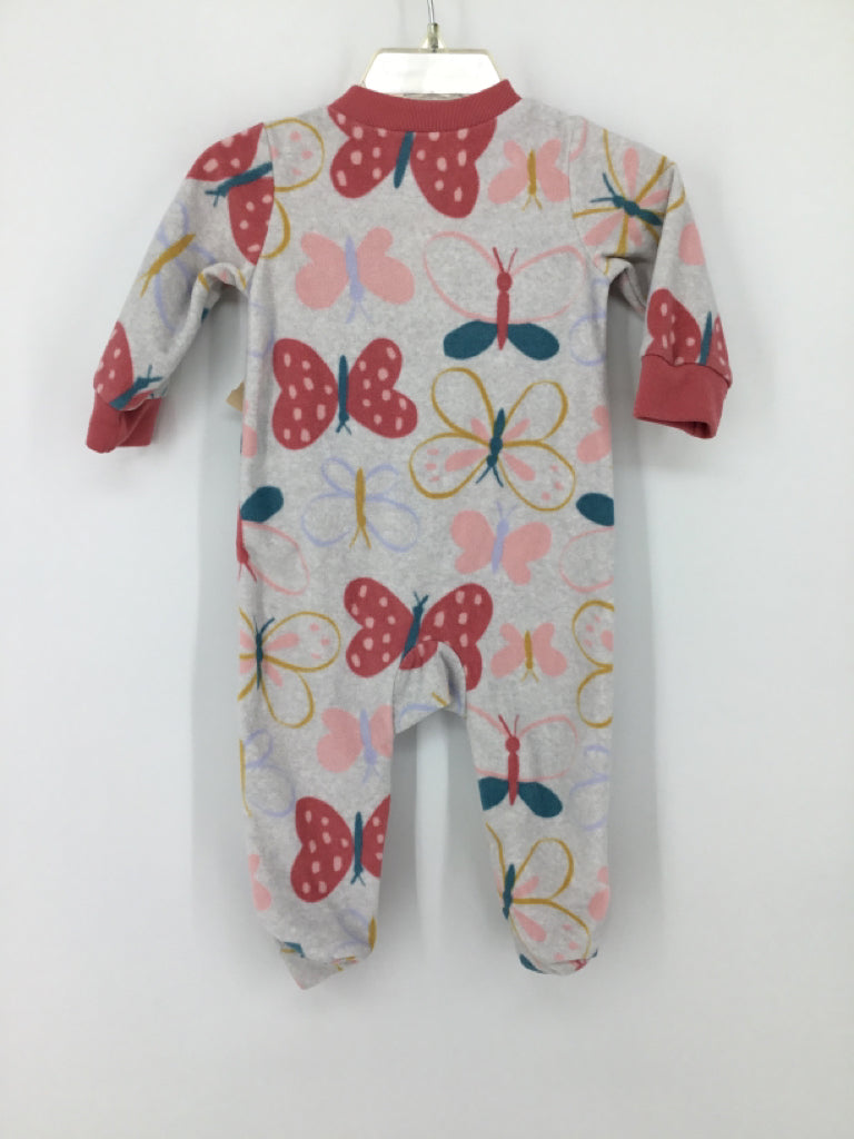 Carter's Child Size 6 Months Gray Sleepers