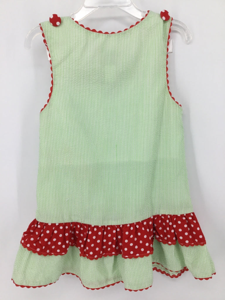 Lil Cactus Child Size 2 Green Christmas Dress