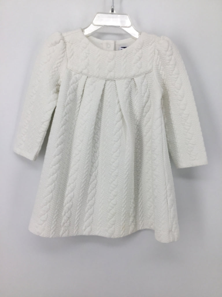 Janie and Jack Child Size 12-18 Months White Dress - girls