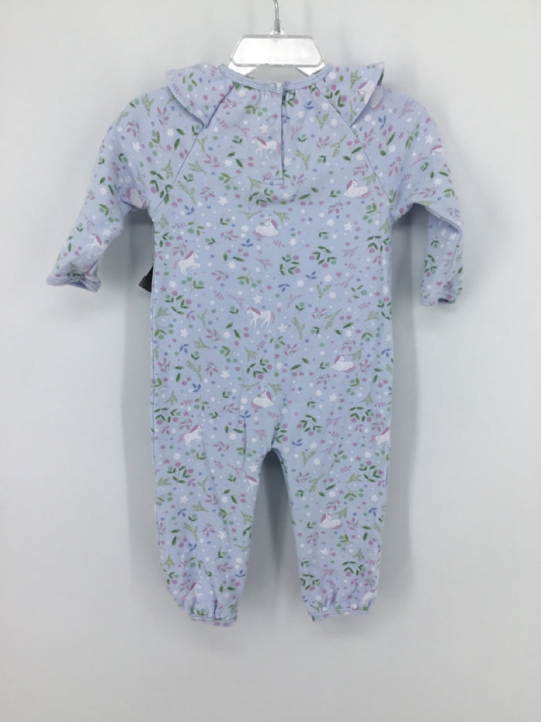 Angel Dear Child Size 6-12 Months Blue Outfit - girls