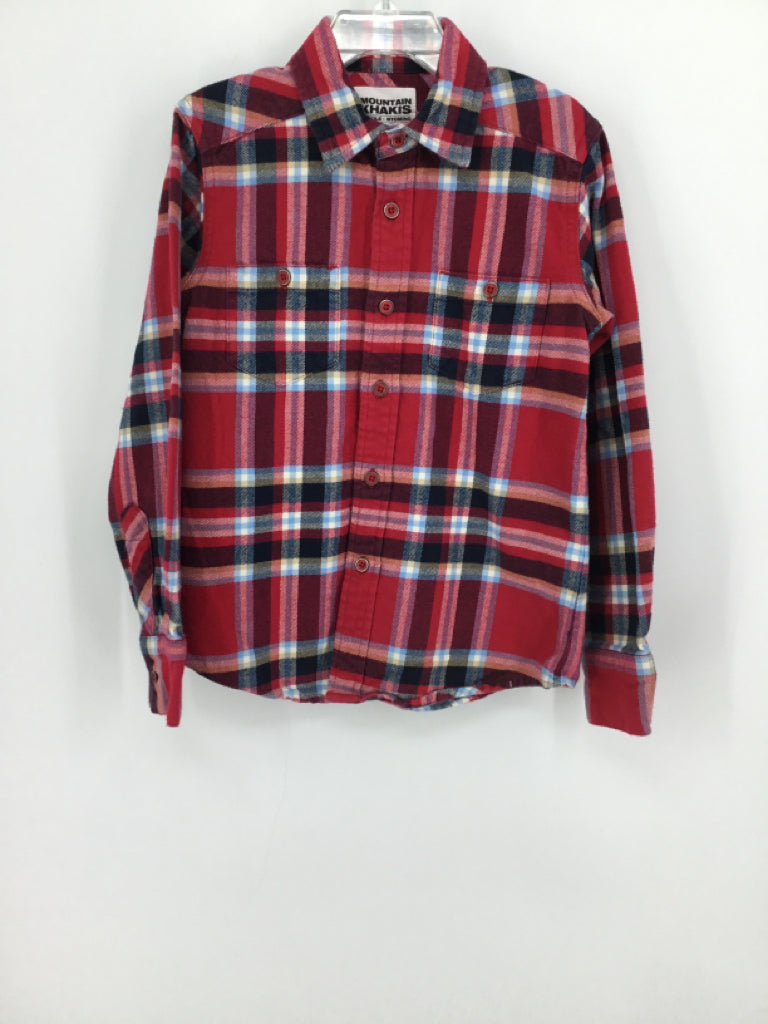 Mountain Khakis Child Size 7 Pink Shirt - girls