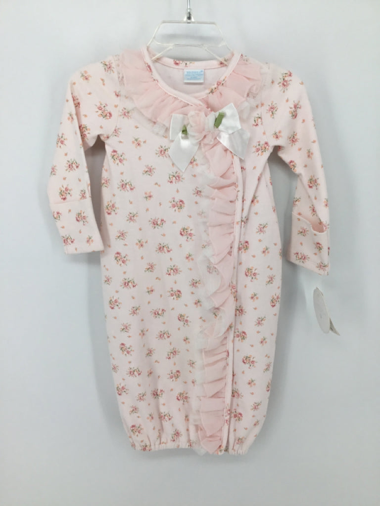 Edgehill Collection Child Size 0-6 Months Pink Sleepers