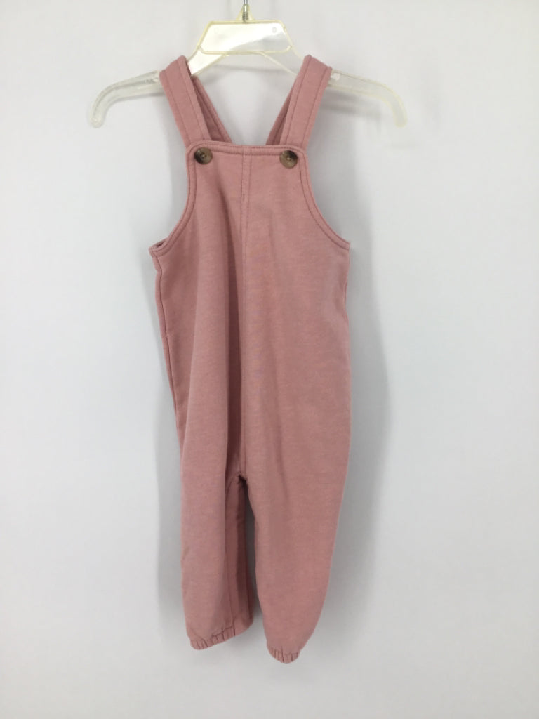 Old Navy Child Size 6-12 Months Pink Overalls - girls