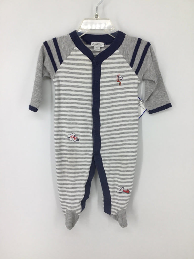 Kissy Kissy Child Size 6-9 Months Gray Sleepers