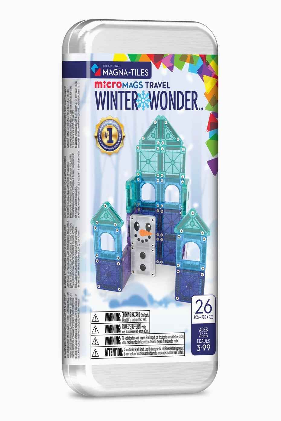 Magna-Tiles - Winter Wonder 26 Piece Travel Set