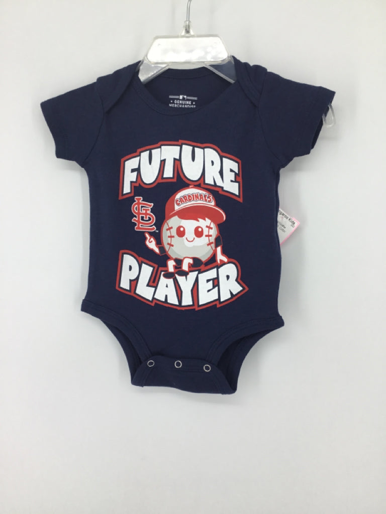 Genuine Merchandise Child Size 0-3 Months Navy Onesie