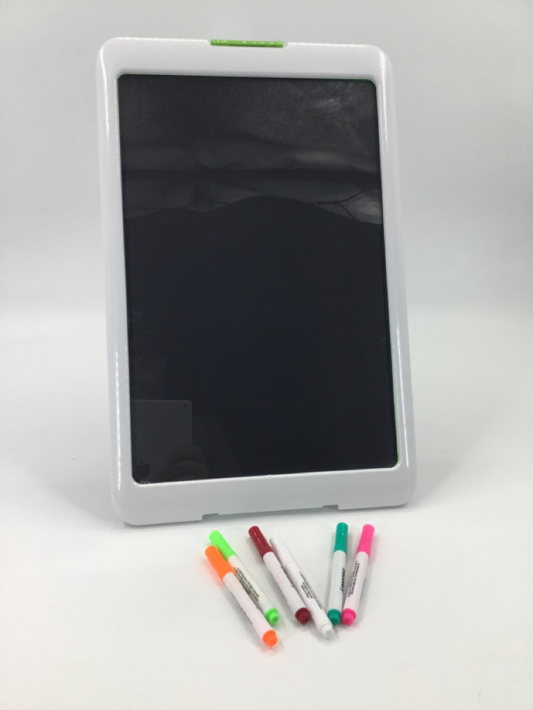 Discovery Kids Neon Glow Drawing Easel w/Color Markers
