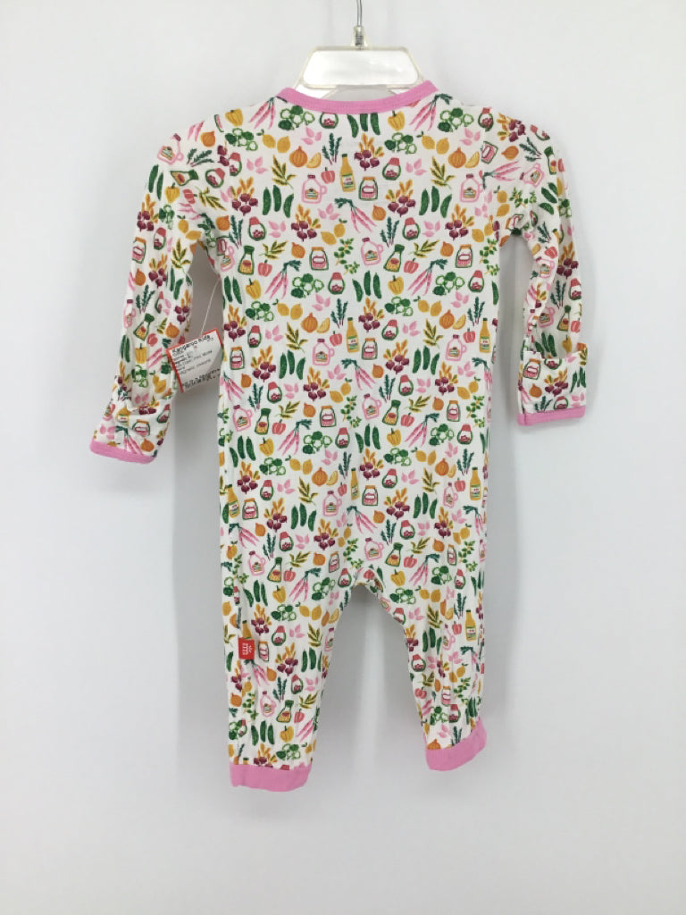 Magnetic Me Child Size 0-3 Months Multi-Color Pajamas - girls