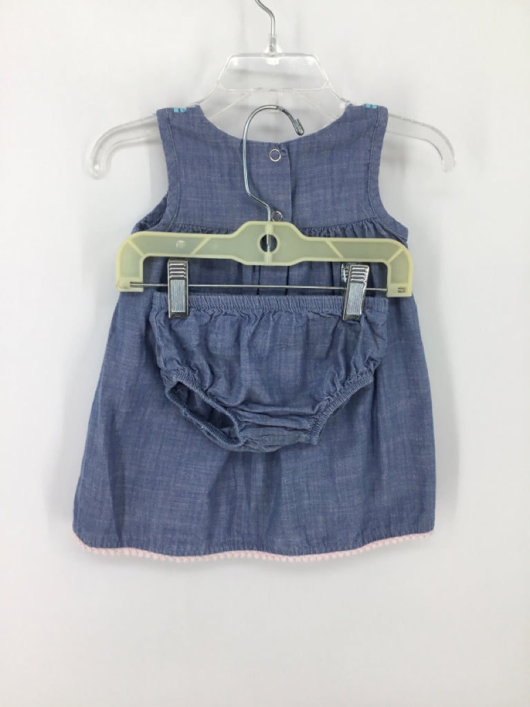 Iris & Ivy Child Size 12 Months Blue Dress - girls