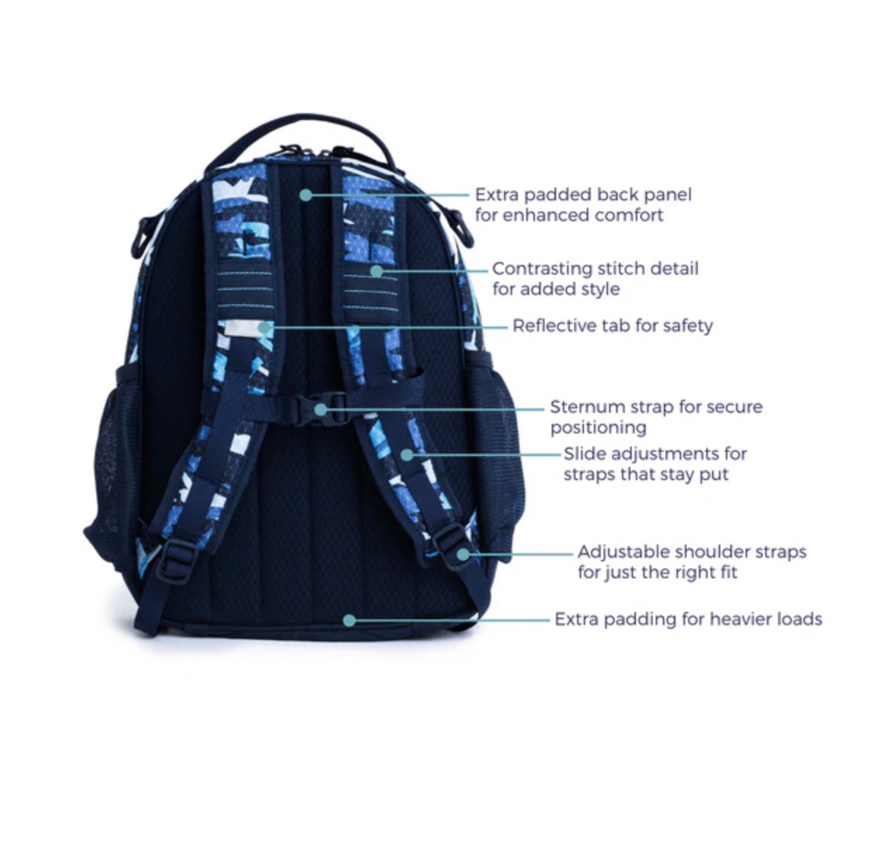 The Wanderwild Explorer Backpack (Shark Tide)