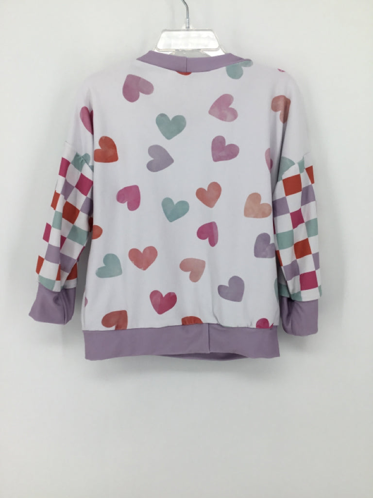 Twisted Stiches Child Size 3 Purple Shirt - girls