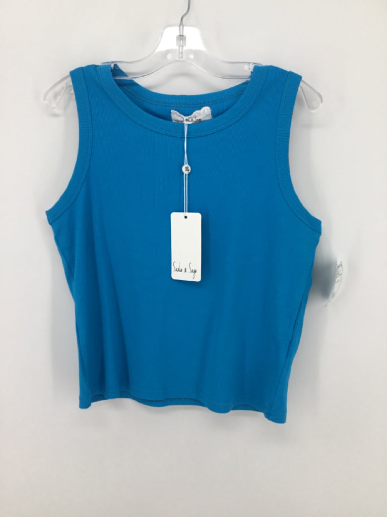 Sadie & Sage Child Size 12 Blue Tank top - girls