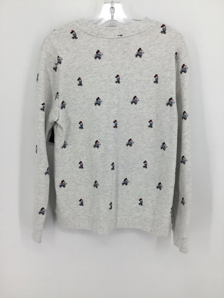 Janie and Jack + Disney Child Size 12 Gray Character Sweatshirt - boys