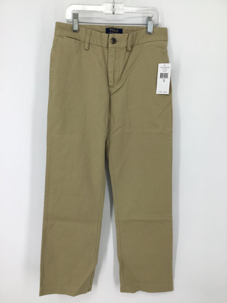 Ralph Lauren Child Size 12 Tan Solid Pants - boys