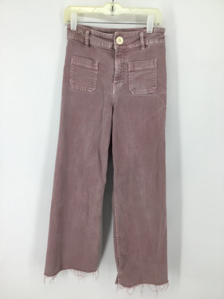 Zara Child Size 11 Purple Jeans - girls