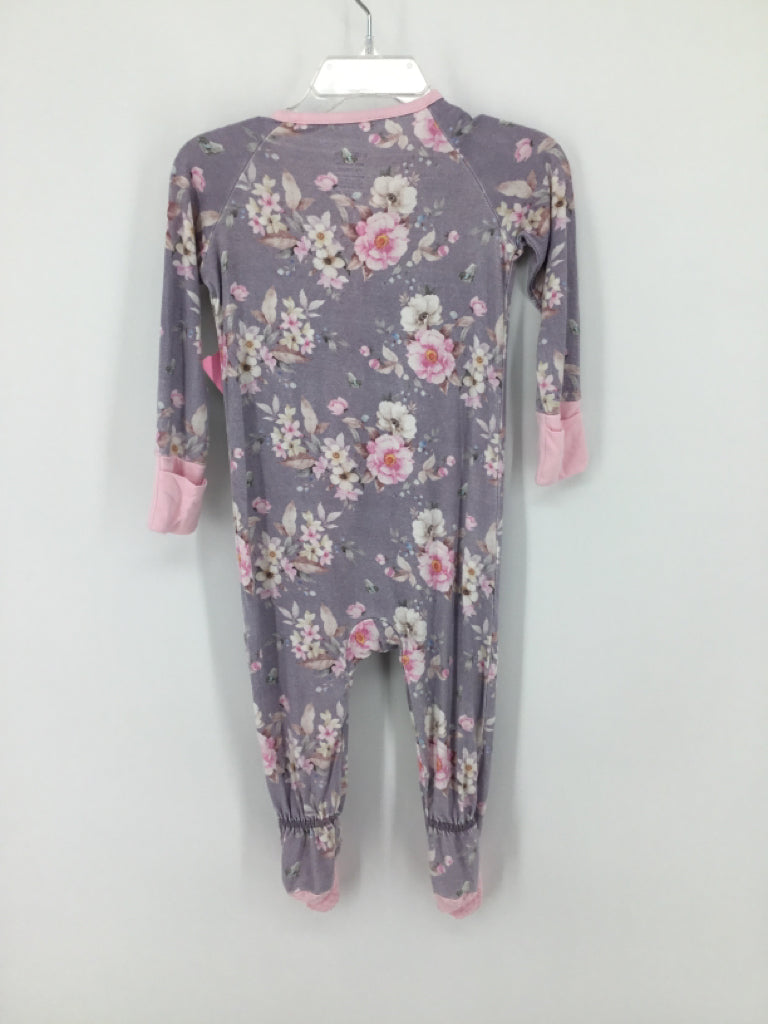 brandless Child Size 6-12 Months Purple Sleepers