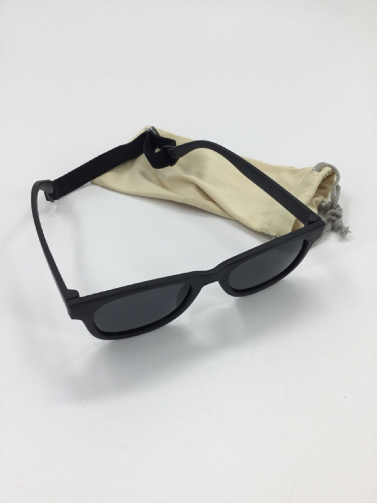 brandless Black Sunglasses With Strap