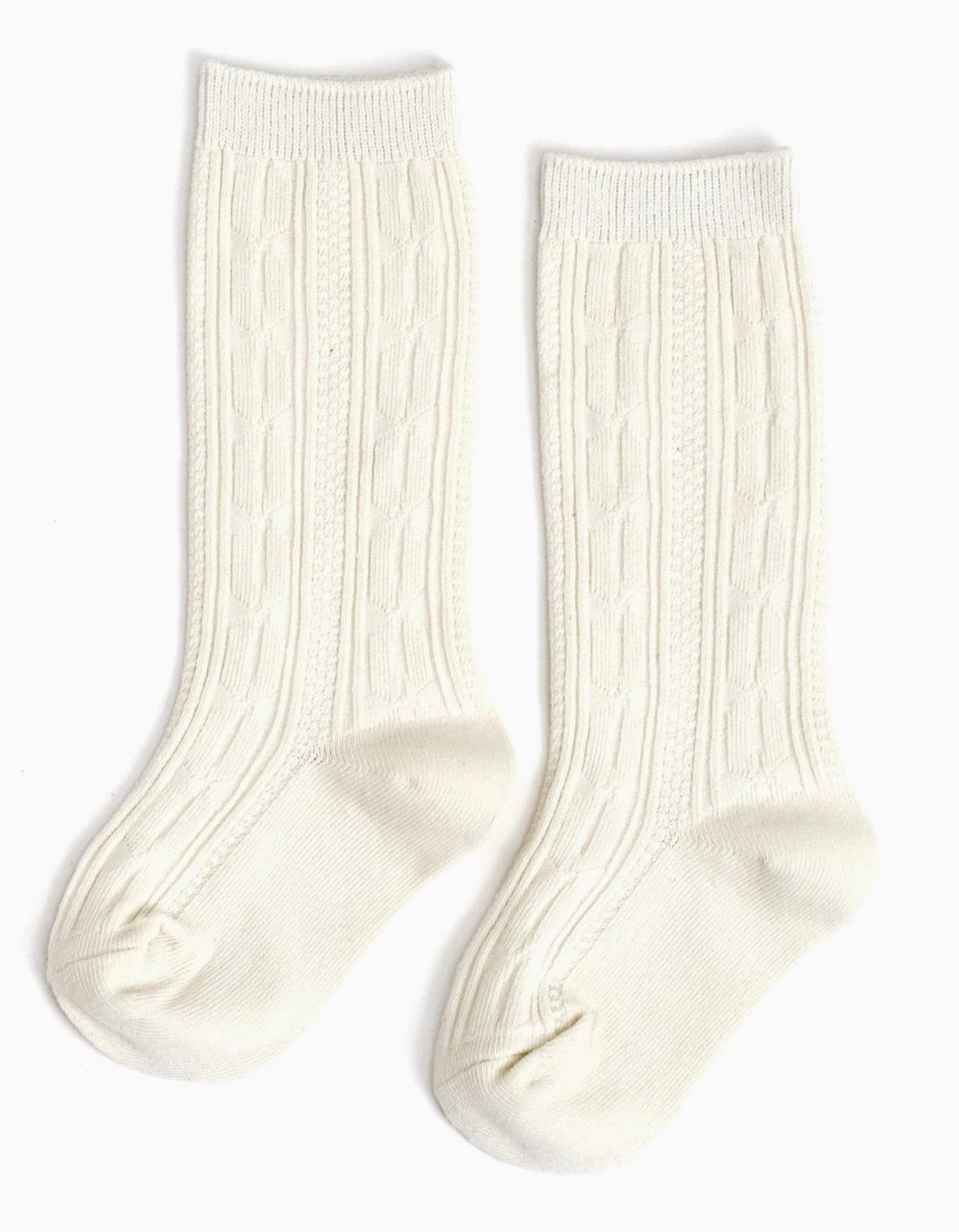 Size 0-6 Months Knee High Socks Ivory The Little Stocking Co
