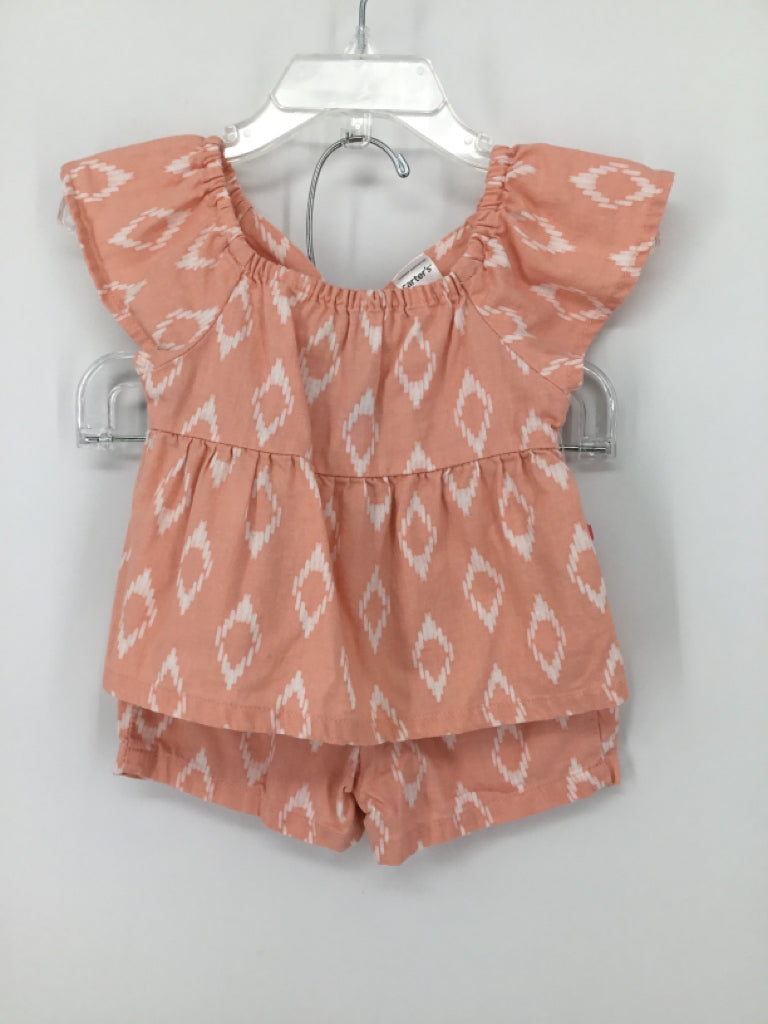 Carter's Child Size 9 Months Pink Outfit - girls