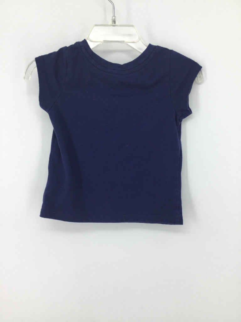 Cat & Jack Child Size 12 Months Navy T-shirt - girls