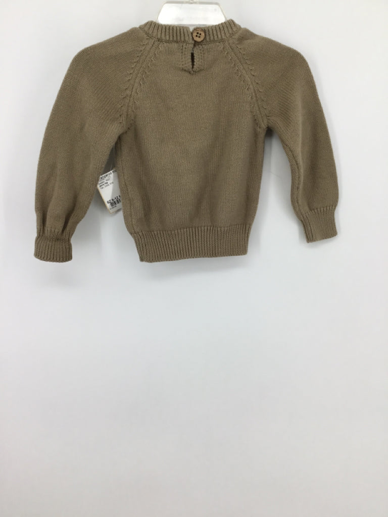 Jamie Kay Child Size 6-12 Months Tan Solid Sweater - boys