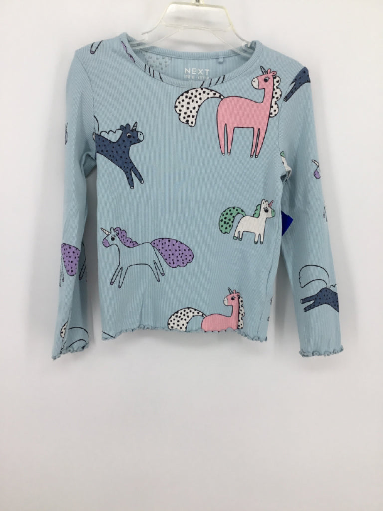 Next Child Size 4 Blue T-shirt - girls