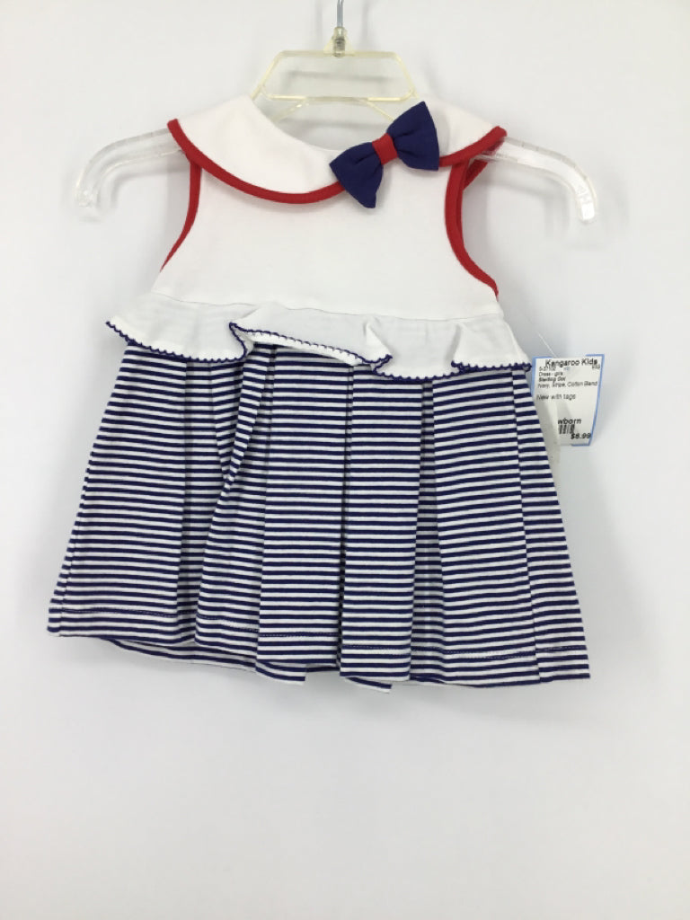 Starting Out Child Size Newborn Navy Dress - girls