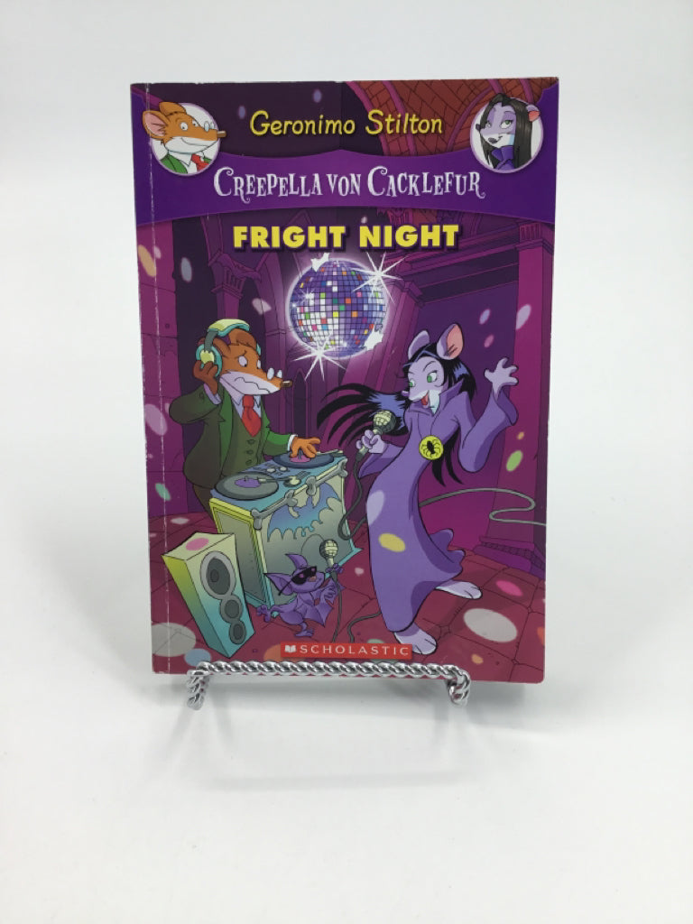 Scholastic Geronimo Stilton Creepella Von Cacklefur Fright Night Paperback Book
